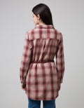 Expand Maritsa Plaid With Waist Strap