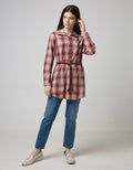 Expand Maritsa Plaid With Waist Strap