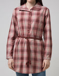 Expand Maritsa Plaid With Waist Strap