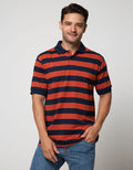 Cole Short Sleeve Polo Shirt Stripe