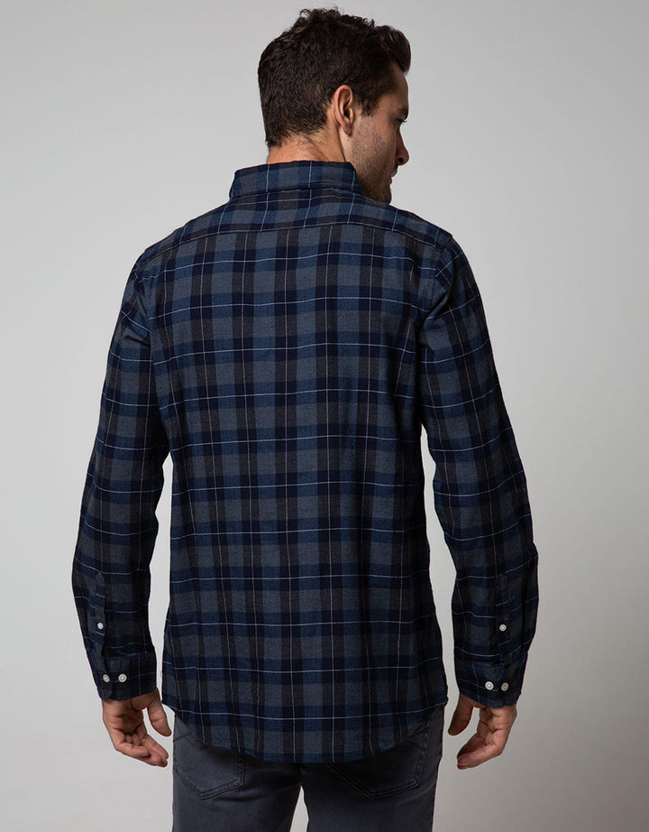 Cole Long Sleeve Shirt Woven Medium Check