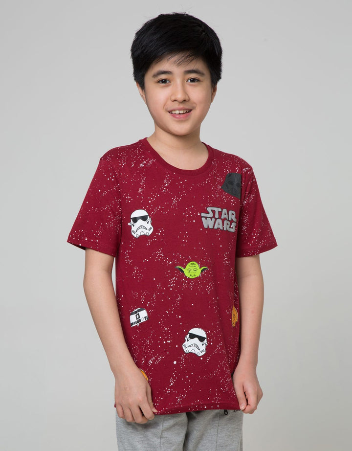 Star Wars Splash Icon Short Sleeve T-Shirt Fullprit