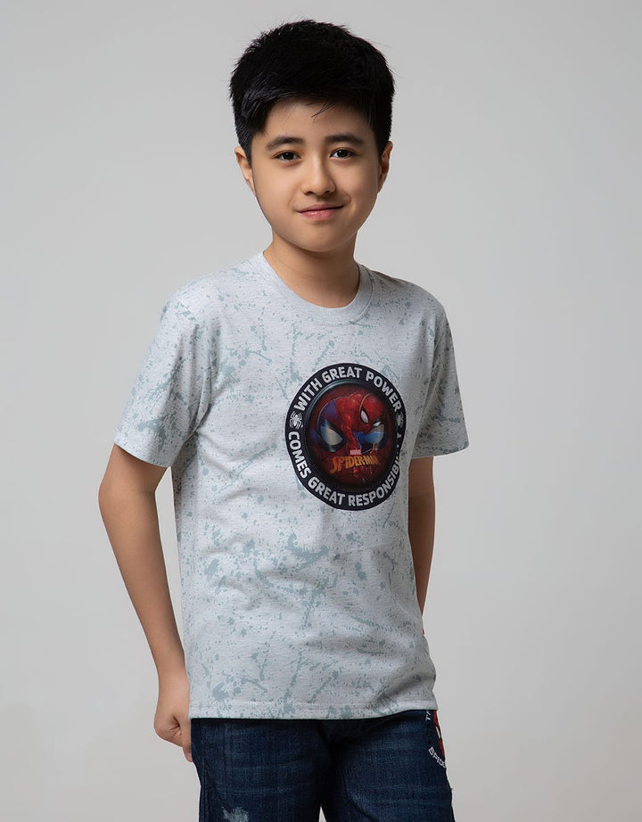 Marvel Short Sleeve T-Shirt Spider Fullprint Splash Power