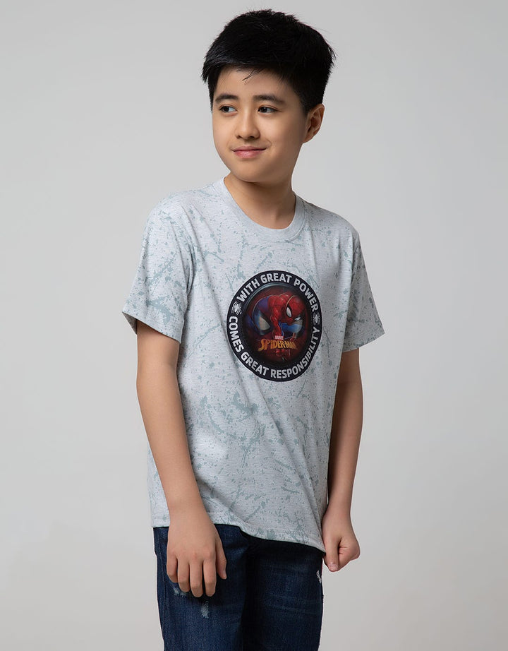 Marvel Short Sleeve T-Shirt Spider Fullprint Splash Power