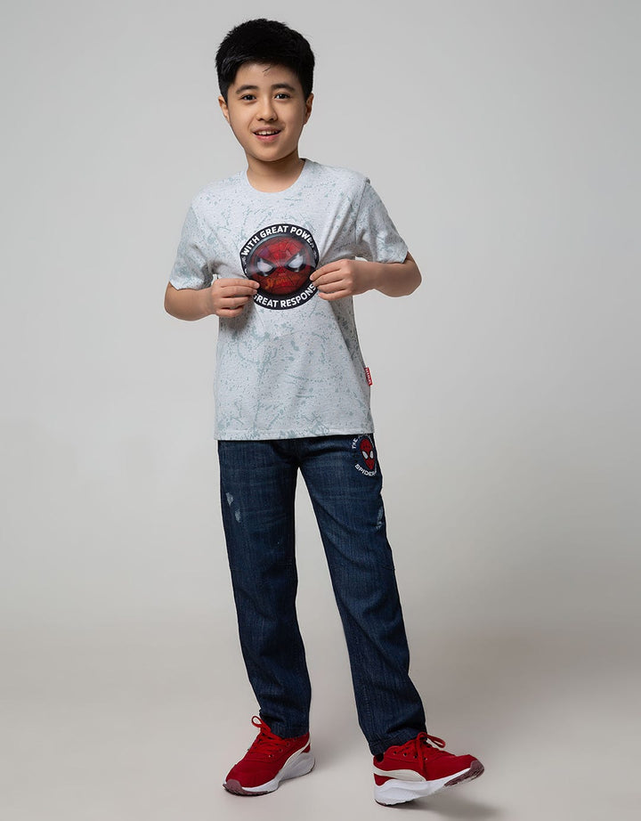 Marvel Short Sleeve T-Shirt Spider Fullprint Splash Power