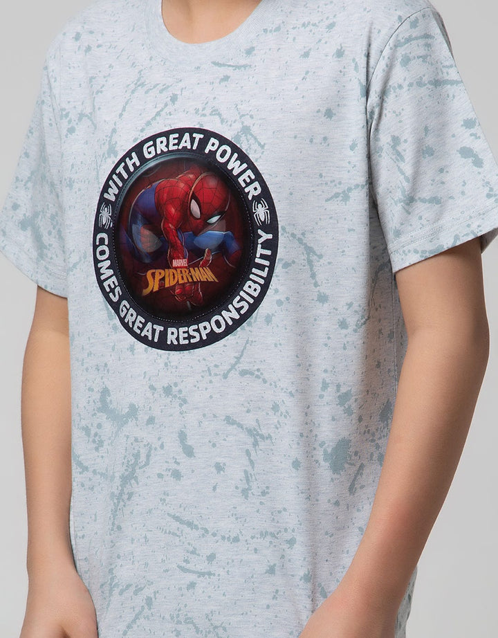 Marvel Short Sleeve T-Shirt Spider Fullprint Splash Power