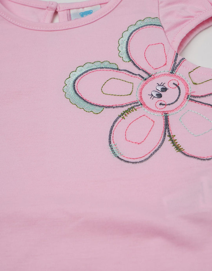 Pipiniko Short Sleeve T-Shirt Flower Bee