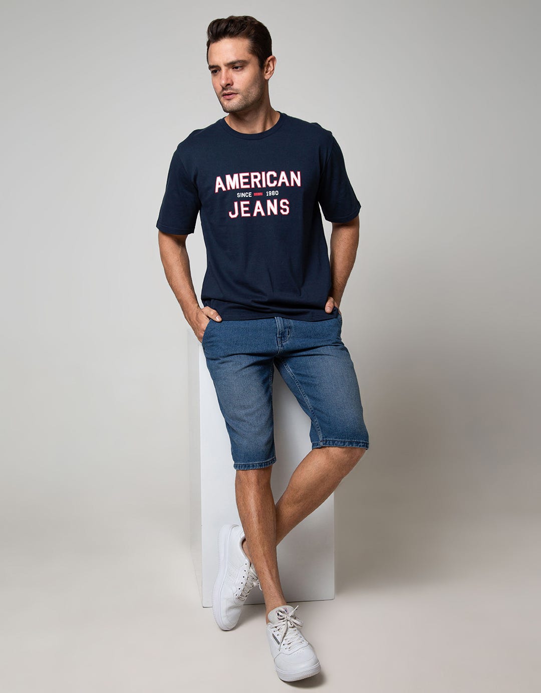 American Jeans Short Sleeve T-Shirt Printed