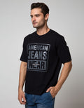 American Jeans Short Sleeve T-Shirt Classic Print Brand