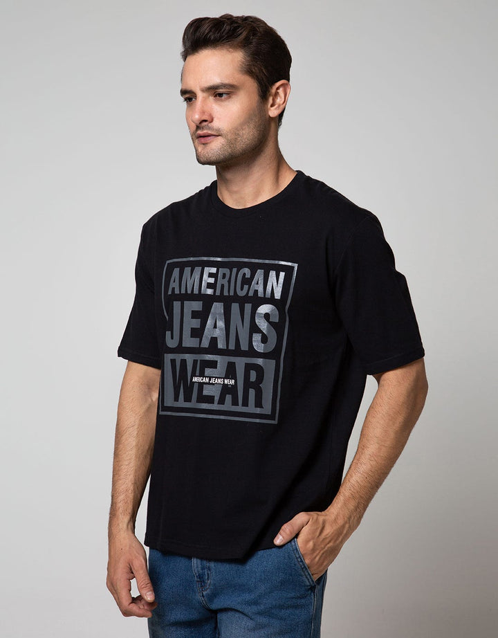 American Jeans Short Sleeve T-Shirt Classic Print Brand
