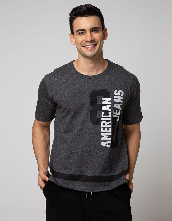 American Jeans Short Sleeve T-Shirt Print Brand Contemp