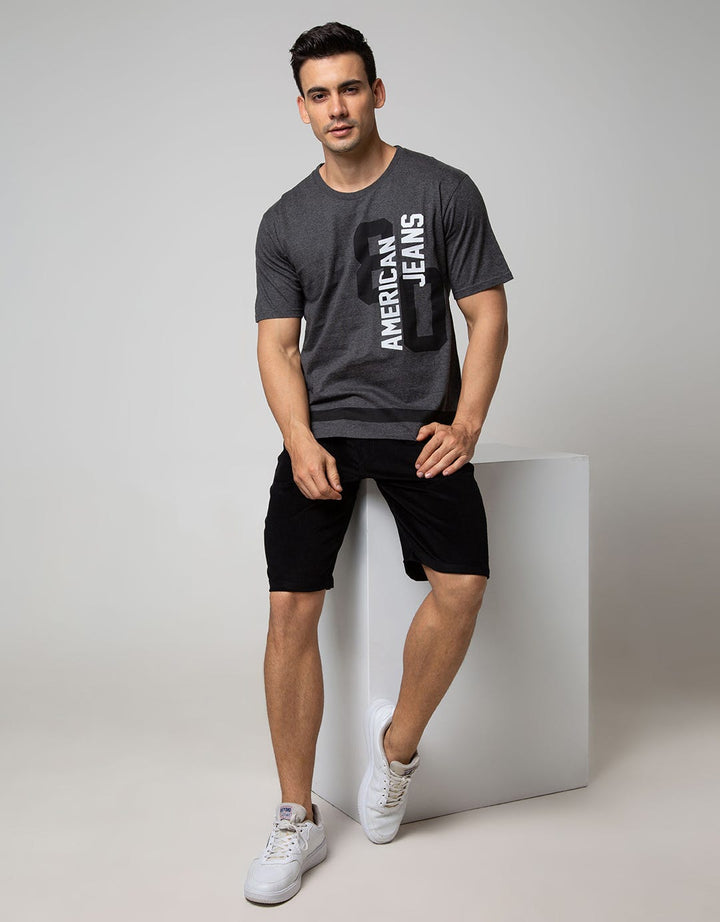 American Jeans Short Sleeve T-Shirt Print Brand Contemp