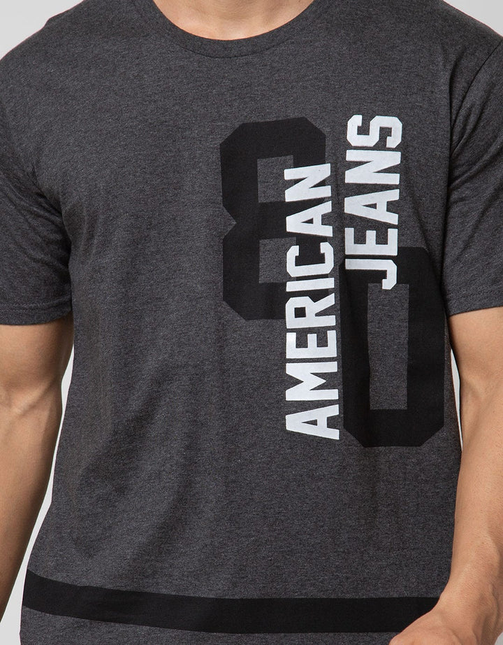 American Jeans Short Sleeve T-Shirt Print Brand Contemp