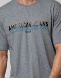 American Jeans Short Sleeve T-Shirt Print 3 Layers Font