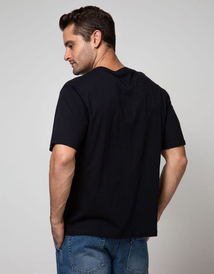 American Jeans Short Sleeve T-Shirt Print Blue Try