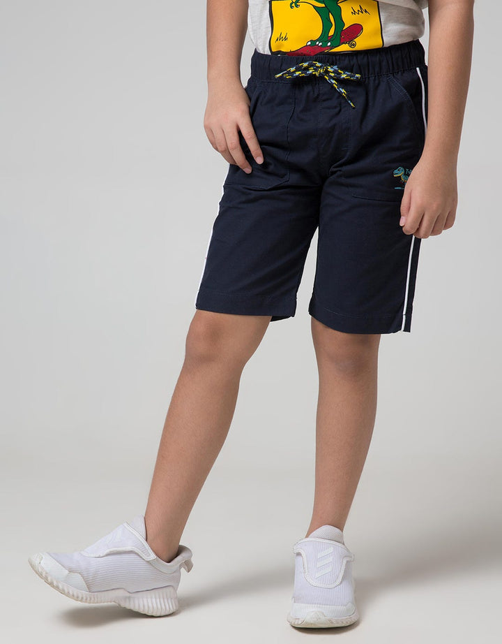 Little M Short Pants Woven Karet Bordir Dino