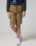 Little M Short Pants Woven Rubber Peek Pockets Embroidery All Goo
