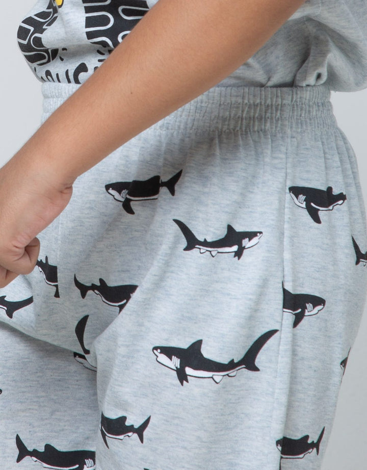 Little M Short Pants Knit Multipack Shark