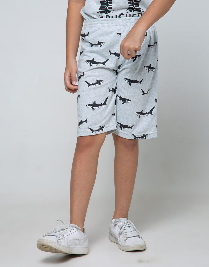 Little M Short Pants Knit Multipack Shark