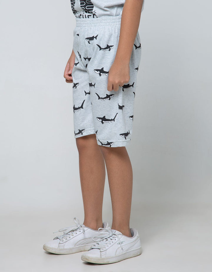 Little M Short Pants Knit Multipack Shark