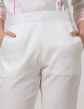 Details Long Pants Leb Woven Embroidery On Bottom