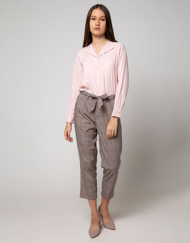 Details Chinos Long Pants Tapered Hounds Red W Tali