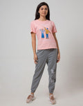 American Jeans Jogger Pants Grand Slam Print