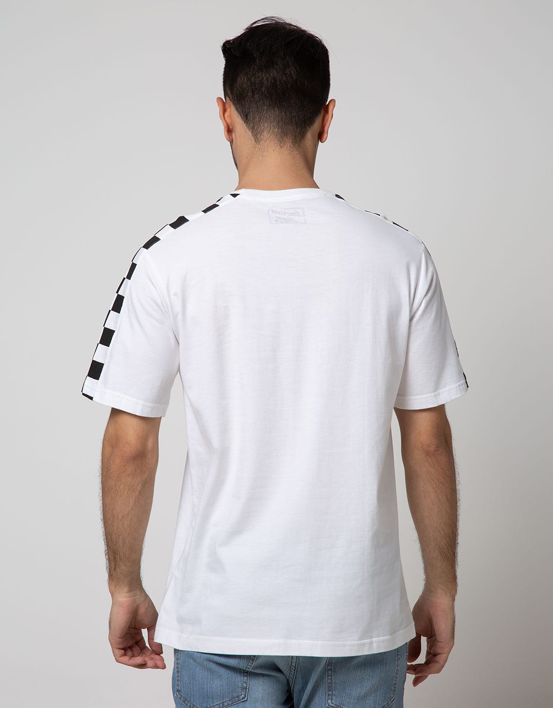 American Jeans Short Sleeve T-Shirt Cut N Sewn Screen Printed On Shoulder