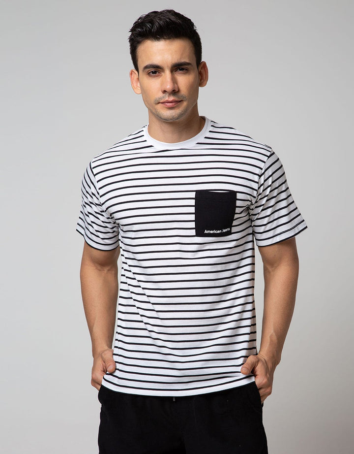 American Jeans Short Sleeve T-Shirt Stripe Classic