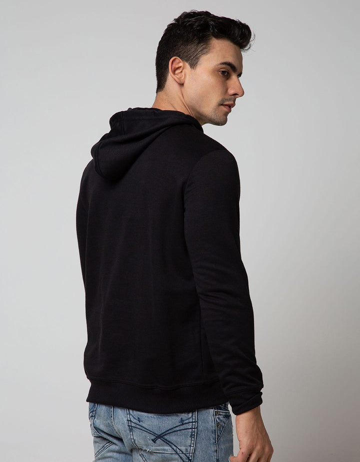 American Jeans Sweatshirt Hoodie Print Stripe Font AJ