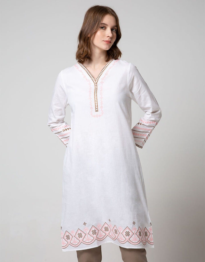 Details Long Sleeve Midi Dress Leb
