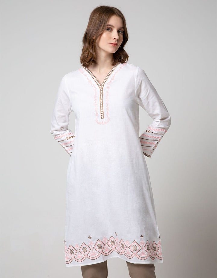 Details Long Sleeve Midi Dress Leb
