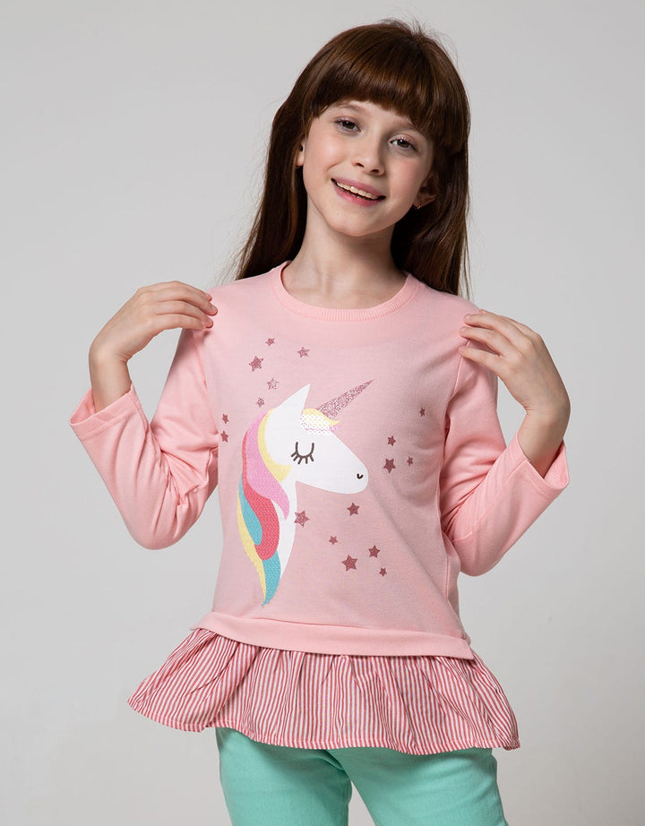 Little M Long Sleeve T-Shirt Unicorn Mote