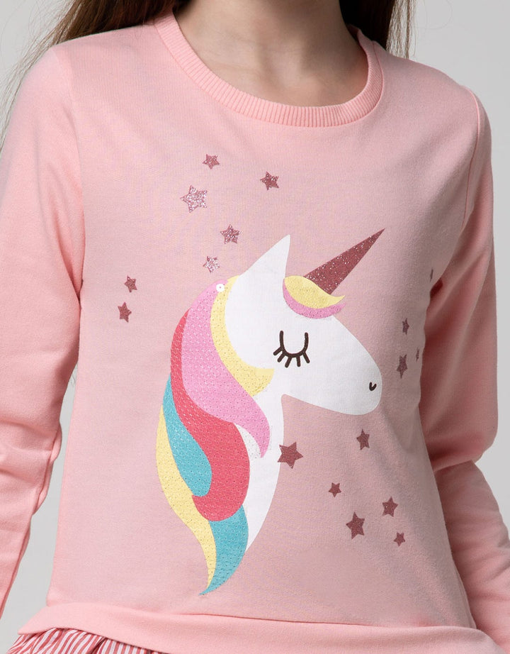 Little M Long Sleeve T-Shirt Unicorn Mote