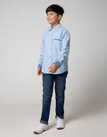Aero Kids Long Sleeve Shirt Fullprint Oxford Skateboard Team
