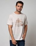 T Zone Short Sleeve T-Shirt Big Size Theme Coffee Time