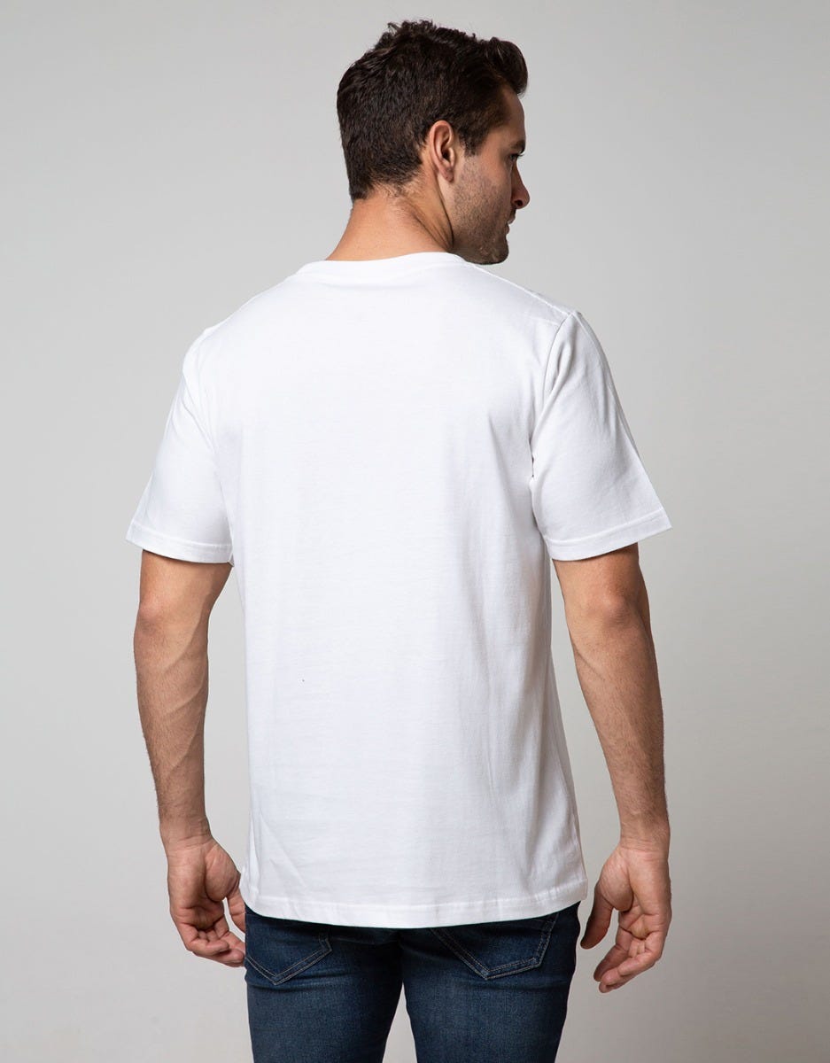 T Zone Short Sleeve T-Shirt Big Size Theme Hot Coffee