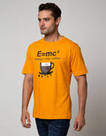 T Zone Short Sleeve T-Shirt Big Size Theme Coffee E = Mc2