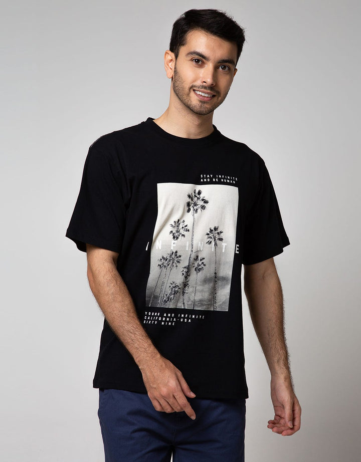 T Zone Short Sleeve T-Shirt Photoprint Infinity