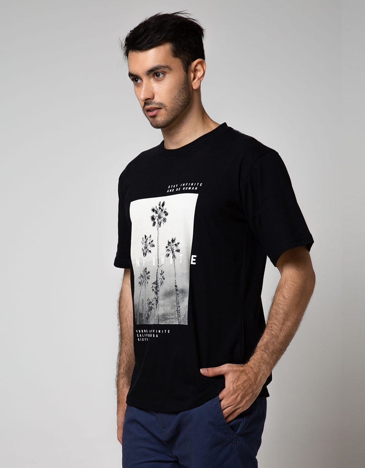 T Zone Short Sleeve T-Shirt Photoprint Infinity