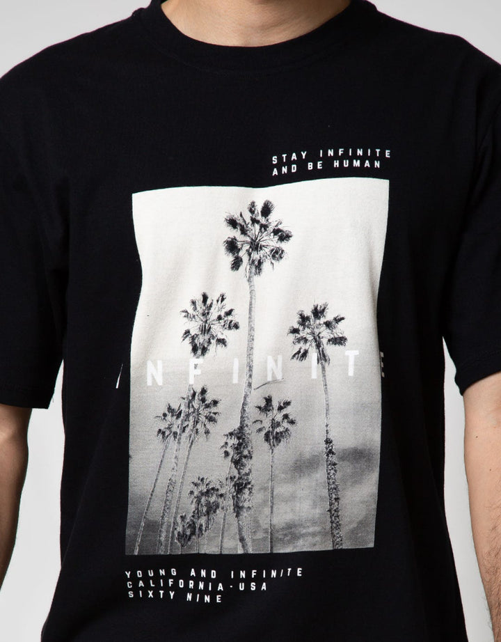 T Zone Short Sleeve T-Shirt Photoprint Infinity