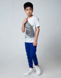 Aero Short Sleeve T-Shirt Ki Printnofloc Patern Shark Boys