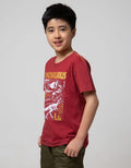 Aero Kids Short Sleeve T-Shirt Printnofloc Regular Patern Tyranosau