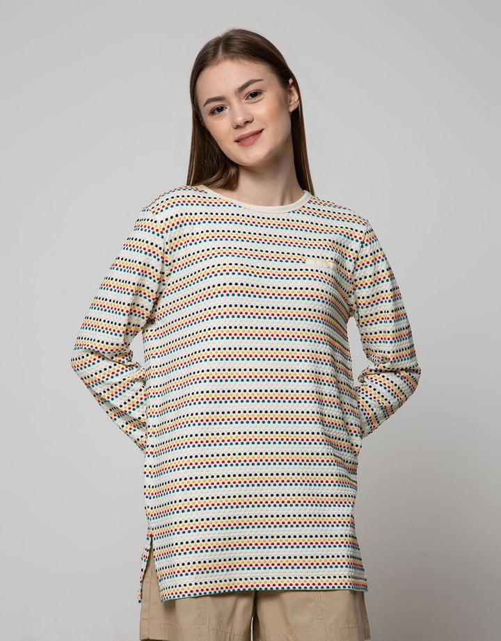 Phenomenal Long Sleeve T-Shirt Colorful Medium Dots