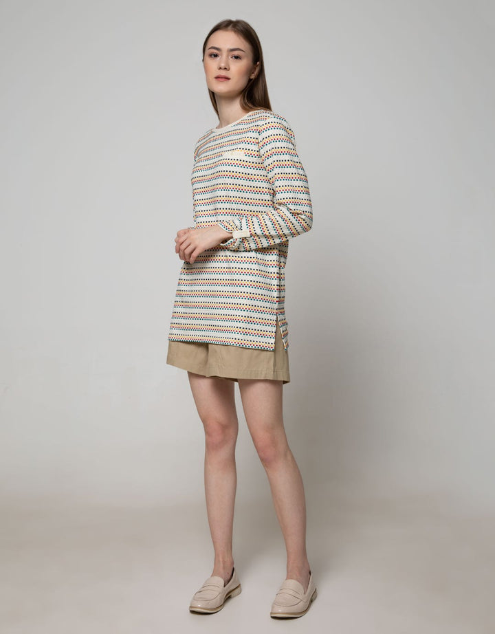 Phenomenal Long Sleeve T-Shirt Colorful Medium Dots