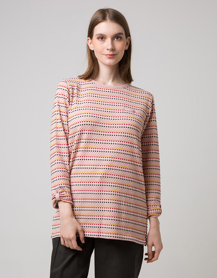 Phenomenal Long Sleeve T-Shirt Colorful Medium Dots