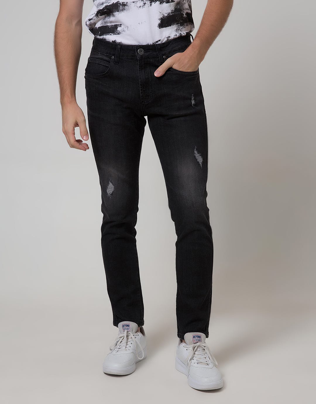 Nevada Men Bottom Long Slim Fit Denim Pants 