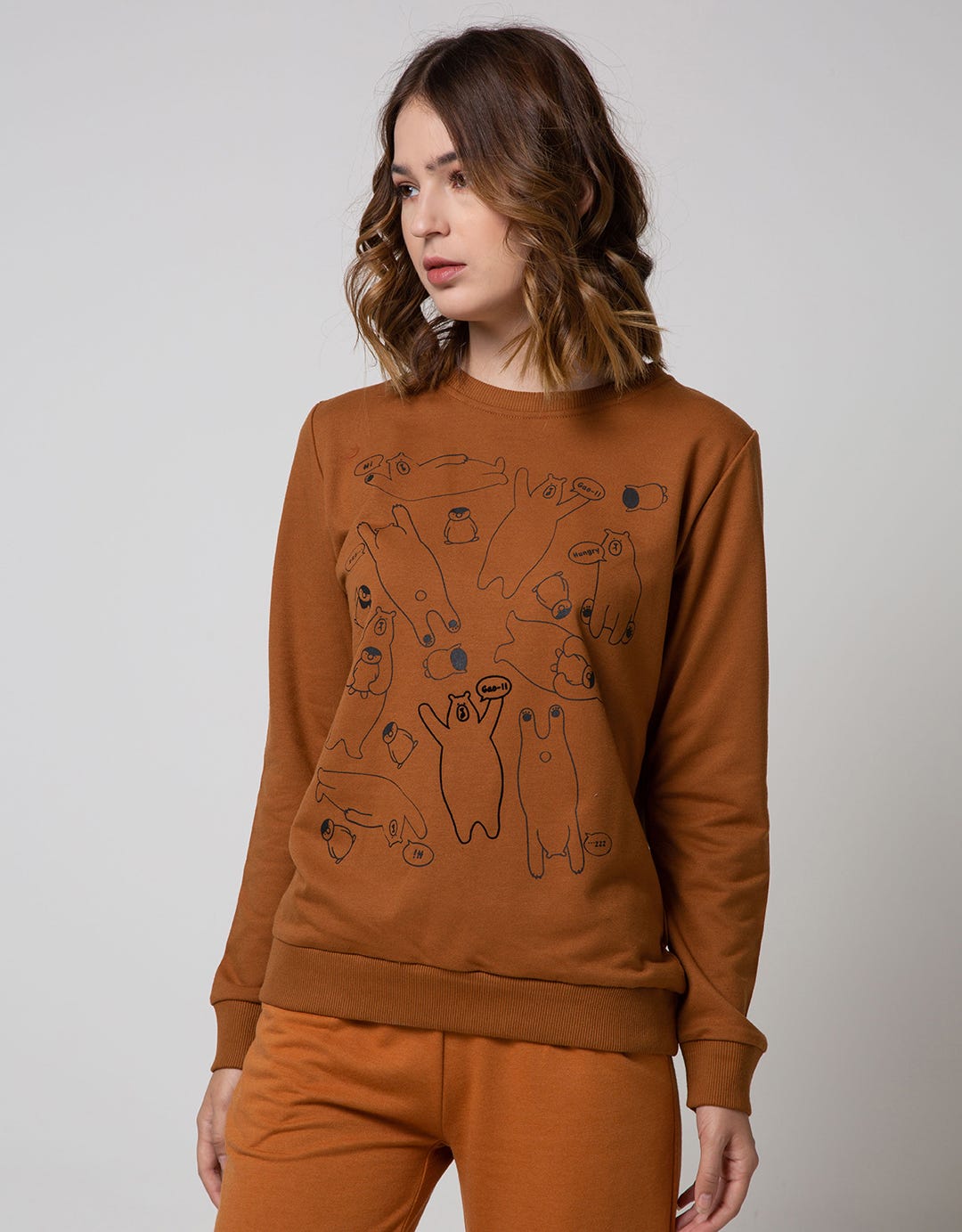 Nevada Long Sleeve SweatT-Shirt Bear