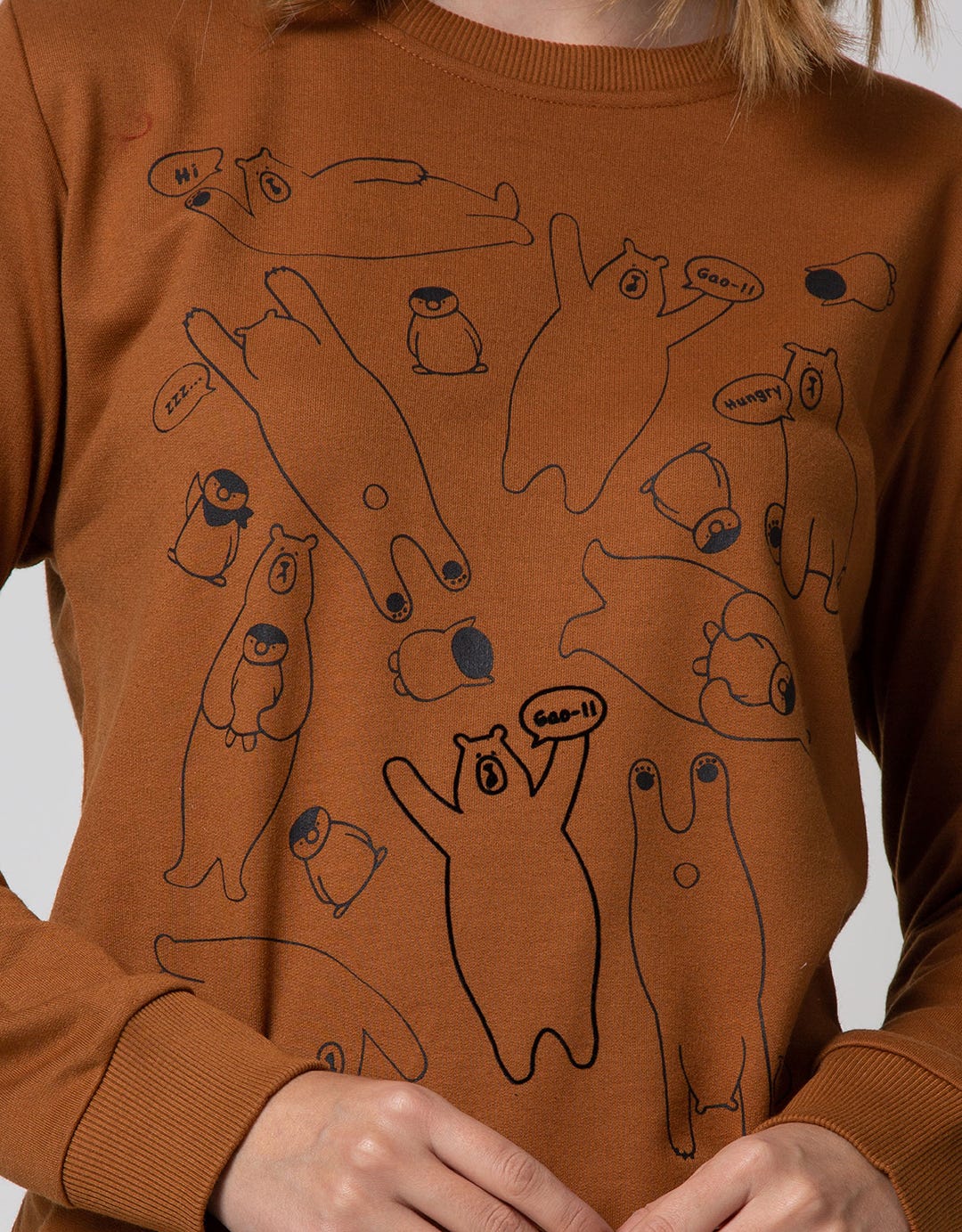 Nevada Long Sleeve SweatT-Shirt Bear