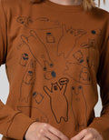 Nevada Long Sleeve SweatT-Shirt Bear